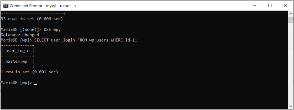 How to Run MySQL Queries through Windows Command Prompt - Artisans Web