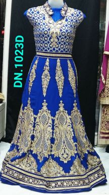 Heavy Kali Zari Work Suit 1023D Heavy Kali Zari Work Suit 1023