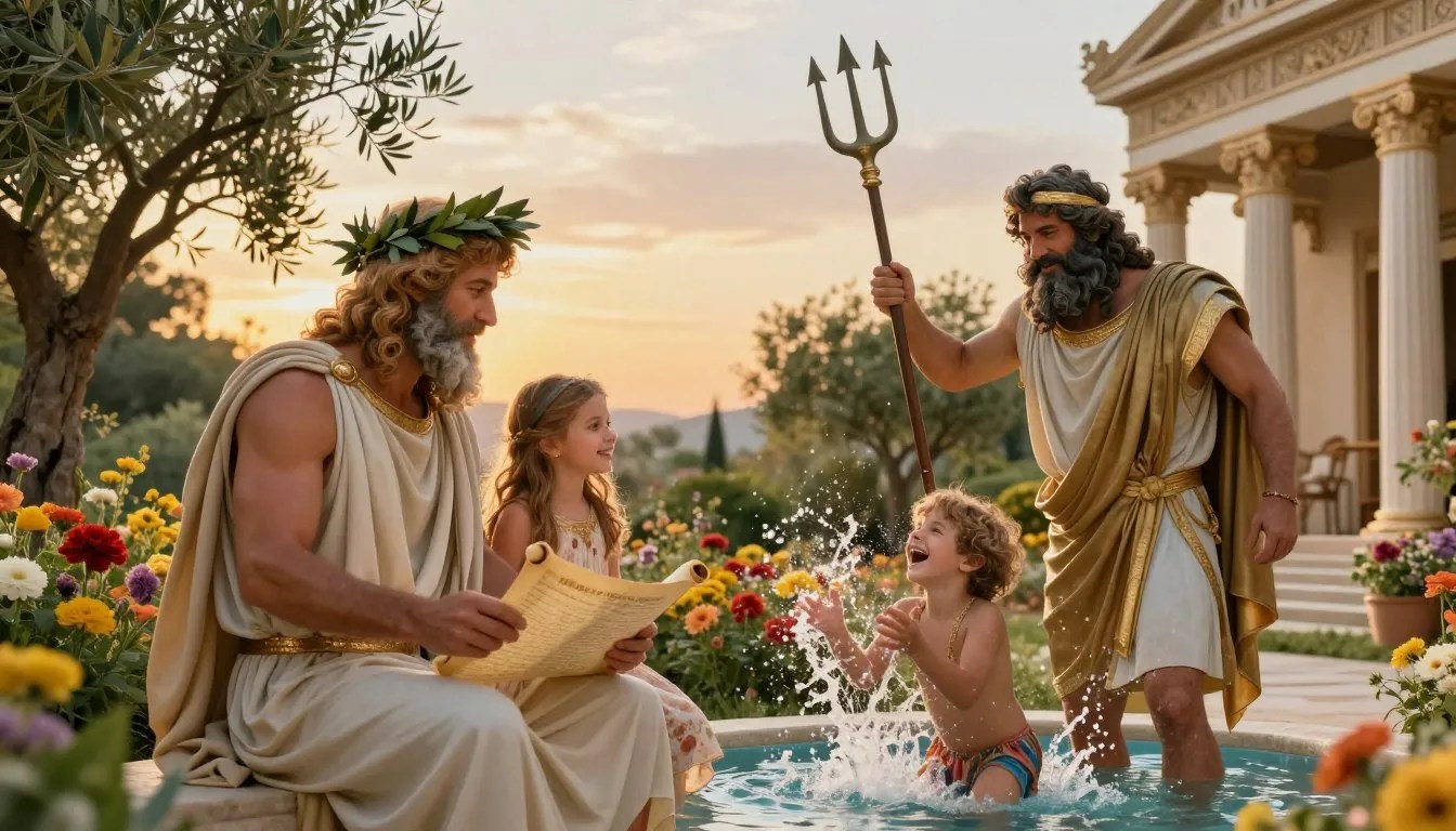 Zeus vs poseidon: comparing the brother gods