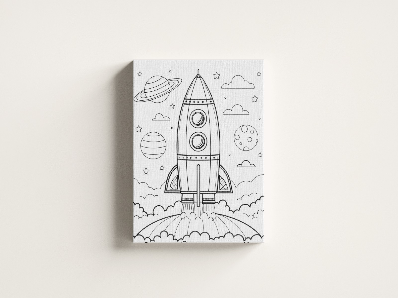 Pre Marked Canvas 10 x 7 inch