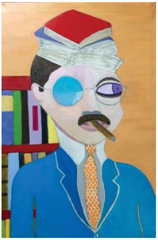 Chateau painting by Paul Julien Freed