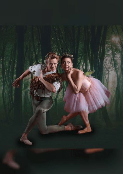 Queen Esther ballet performance display at Kravis Center backdrop