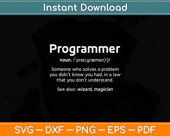 Programmer Meaning Definition Computer Science Coding Svg Design - Ocean Images - High Quality Retina Collection