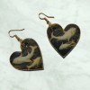 Handmade Fish Painting Earrings
