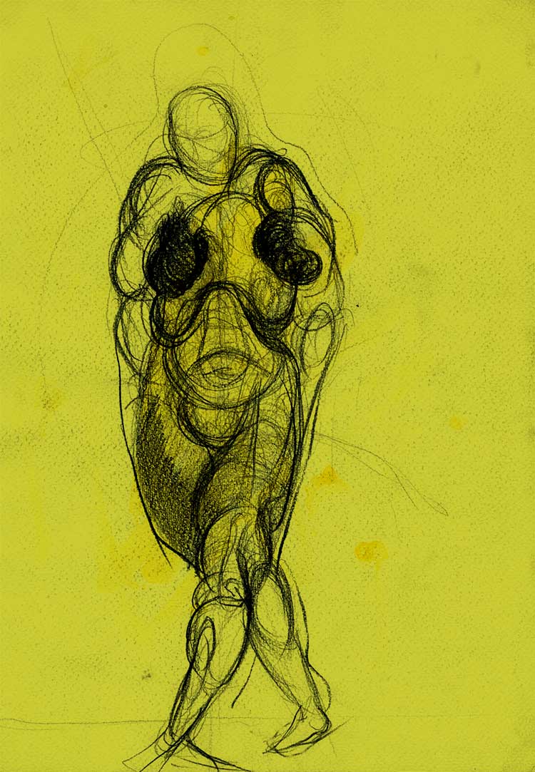 Works On Paper Drawings | DSC-1998-2002,Graphite on toned vellum