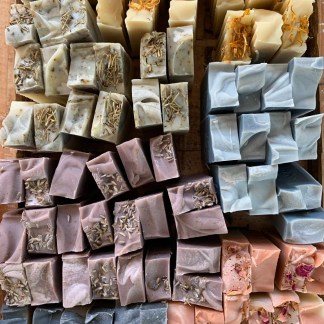 Half bars, soap favours & gifts packs
