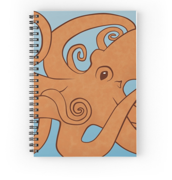 Redbubble Octopoda Notebook