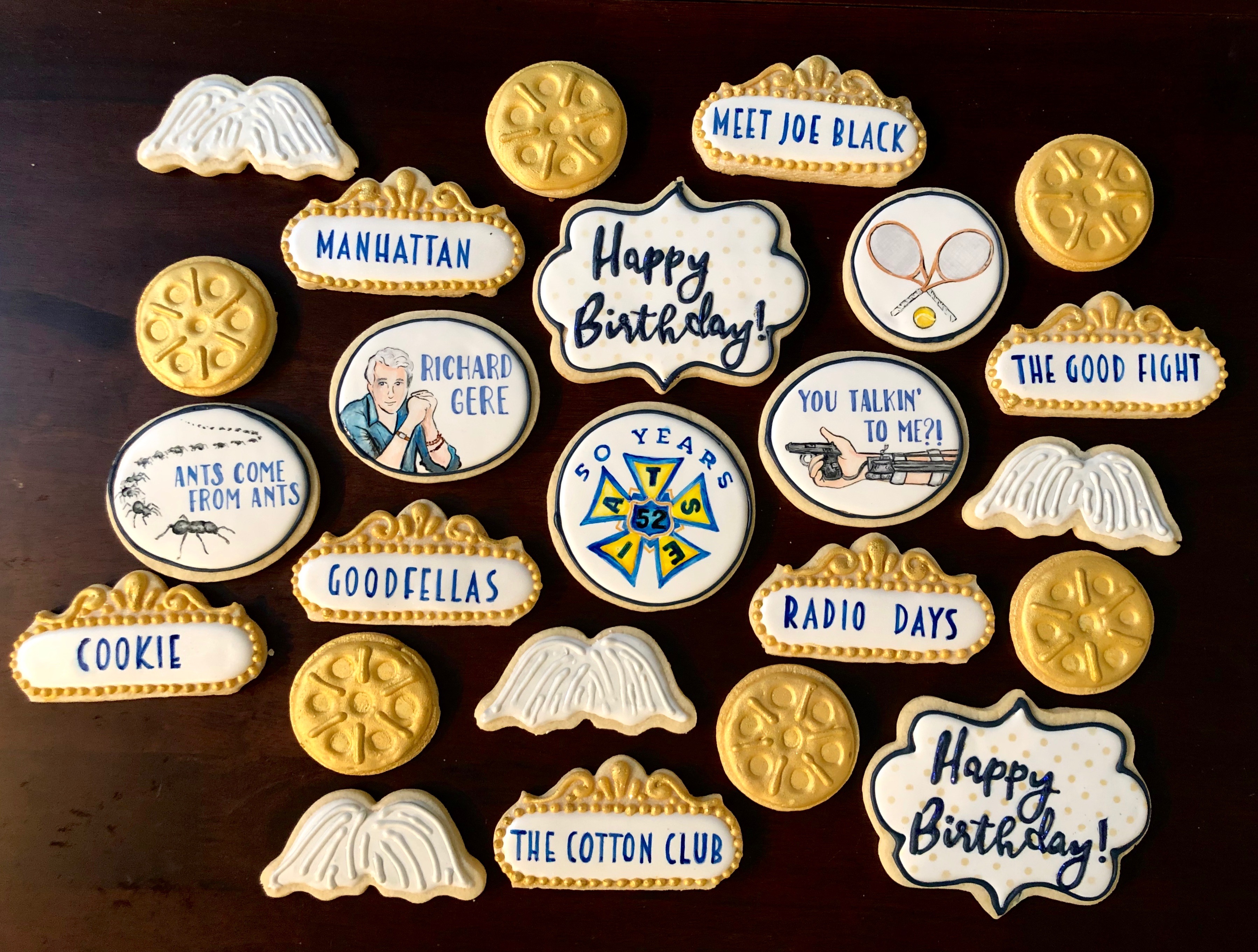 Retirement Cookies for a brilliant prop fabricator