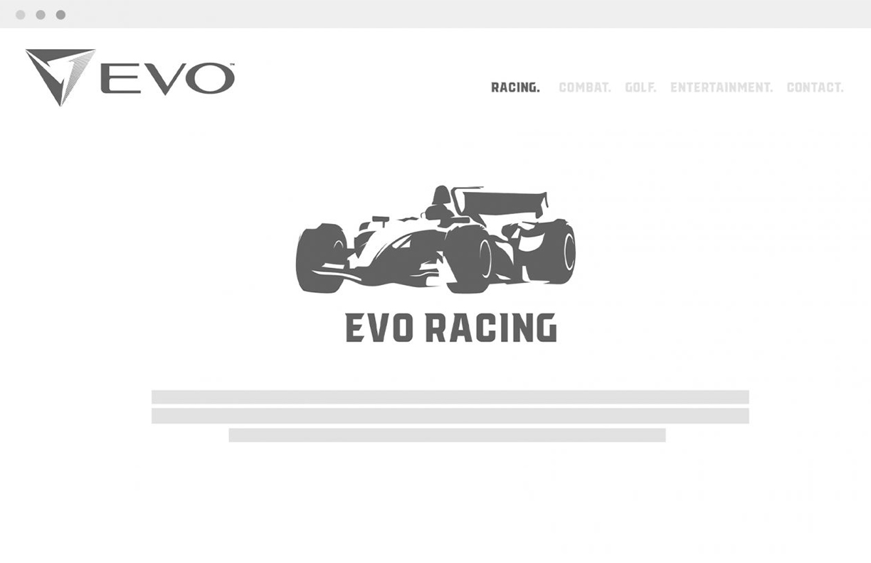 A wireframe screen design.
