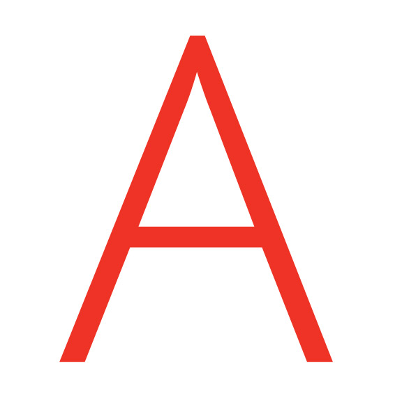 Light typeface design.