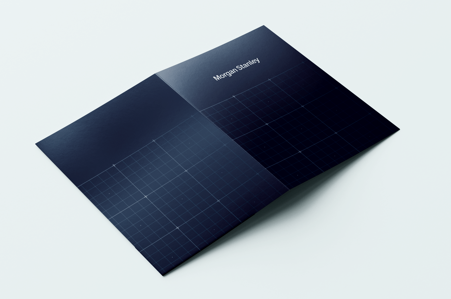 Marketing collateral design for financial banking company.