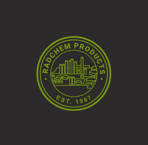Logo design seal for a company specializing in radiochemical products and services.