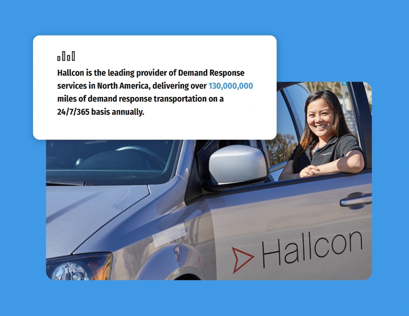 Statistic numbers blurb box overlay UI UX.