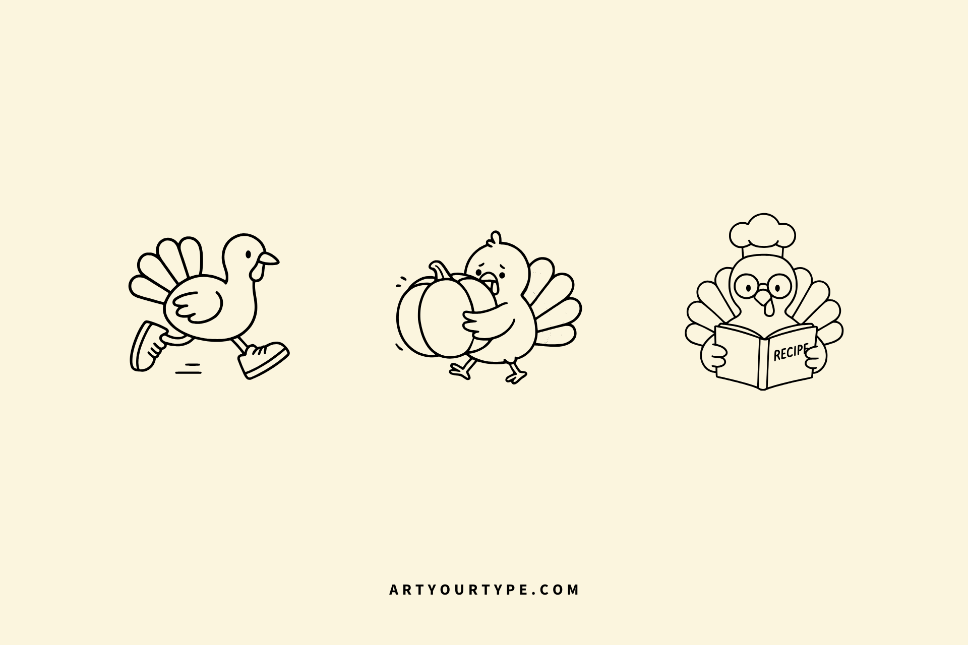 🦃21+ cute turkey drawing ideas
