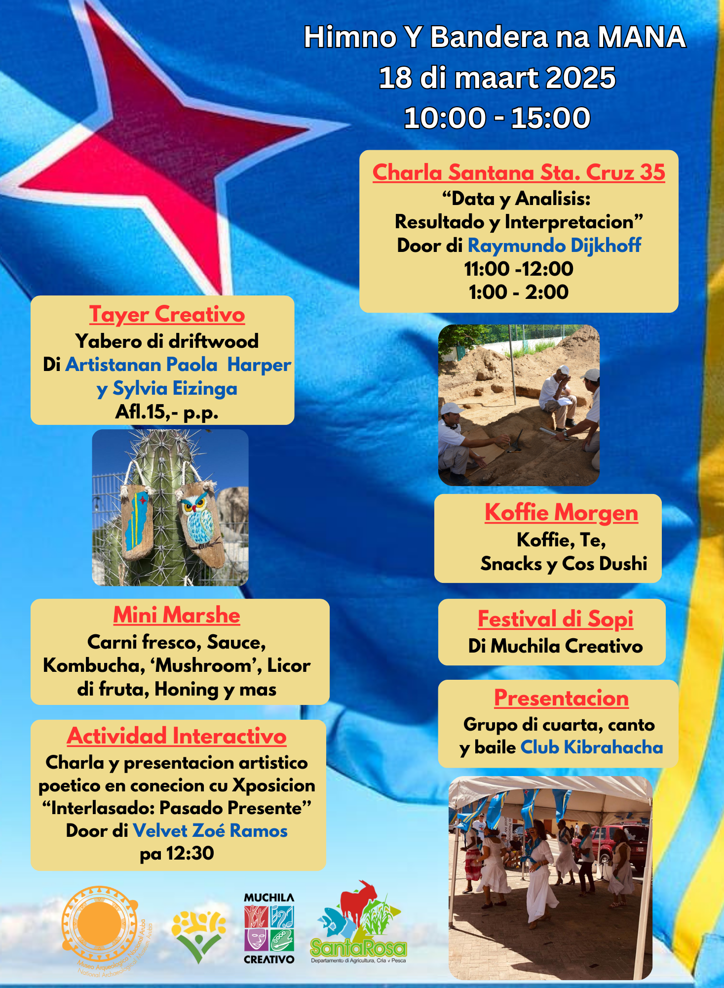 Union cultural riba dia di himno y bandera na mana