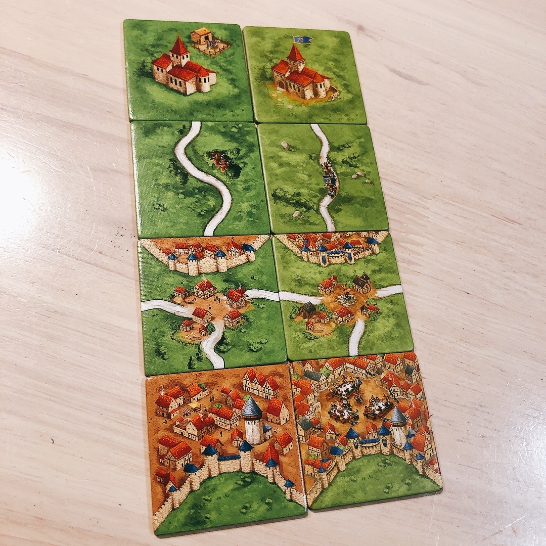 カルカソンヌ20周年記念版 開封レビュー - りょうたろのボドゲブログ