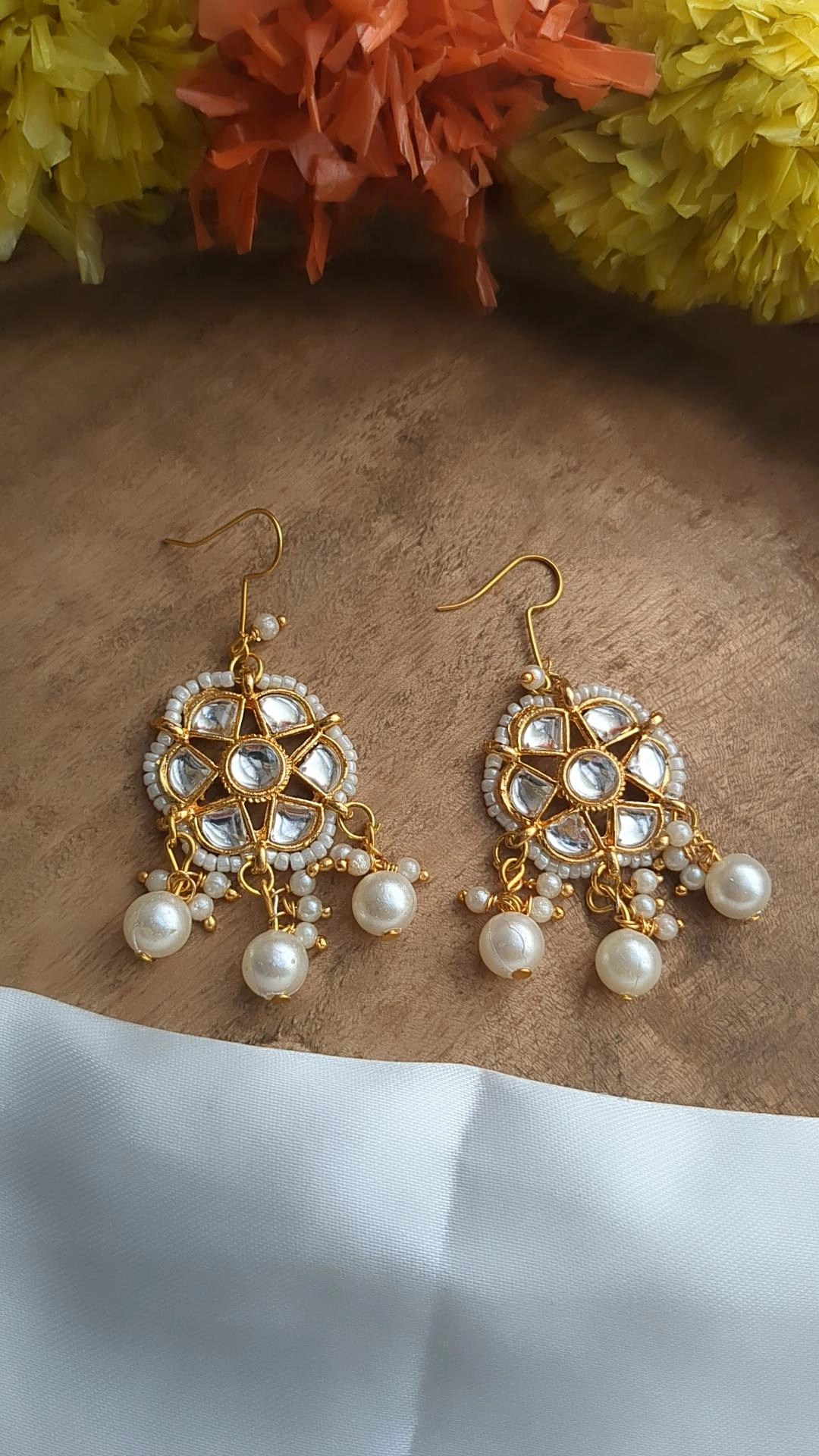 Kundan earrings