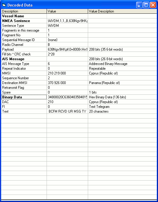 Github Vlfig Ais Decoder A Freeais Fork For Its Ais Message Decoder - Premium Light Image Gallery - Full HD
