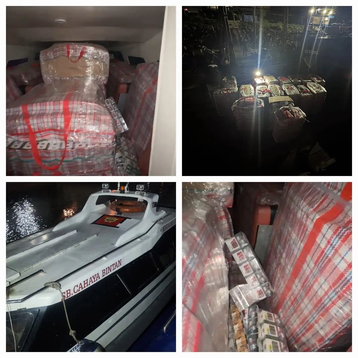 Komitmen Bea Cukai Batam dalam memberantas rokok ilegal kembali terbukti melalui empat penindakan beruntun dalam dua pekan. Selama periode 8-18 November 2025, Jumat (21/11/25) - (Foto: r/wati s)