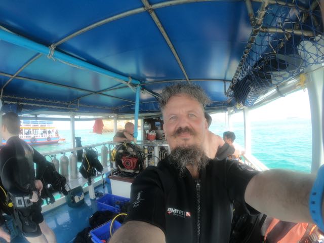 The boat, and me.