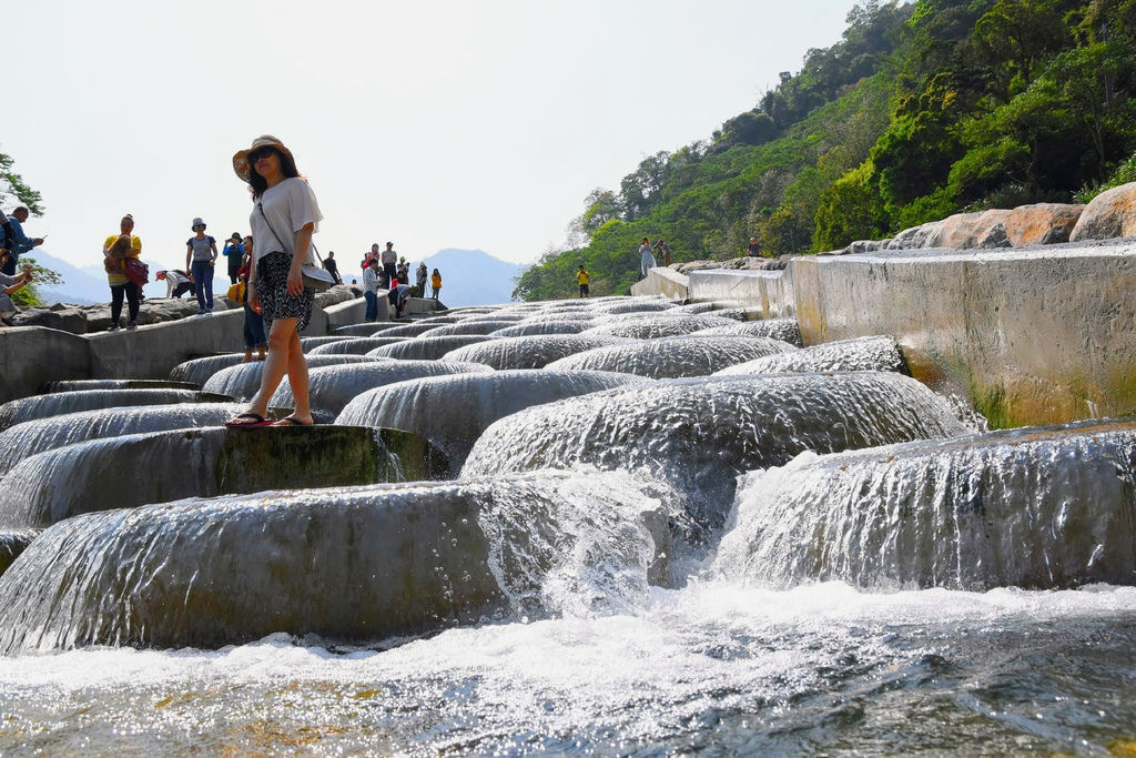 烏石坑魚梯、台中小棉堡 | 烏石坑溪石階水瀑 | 台中和平區