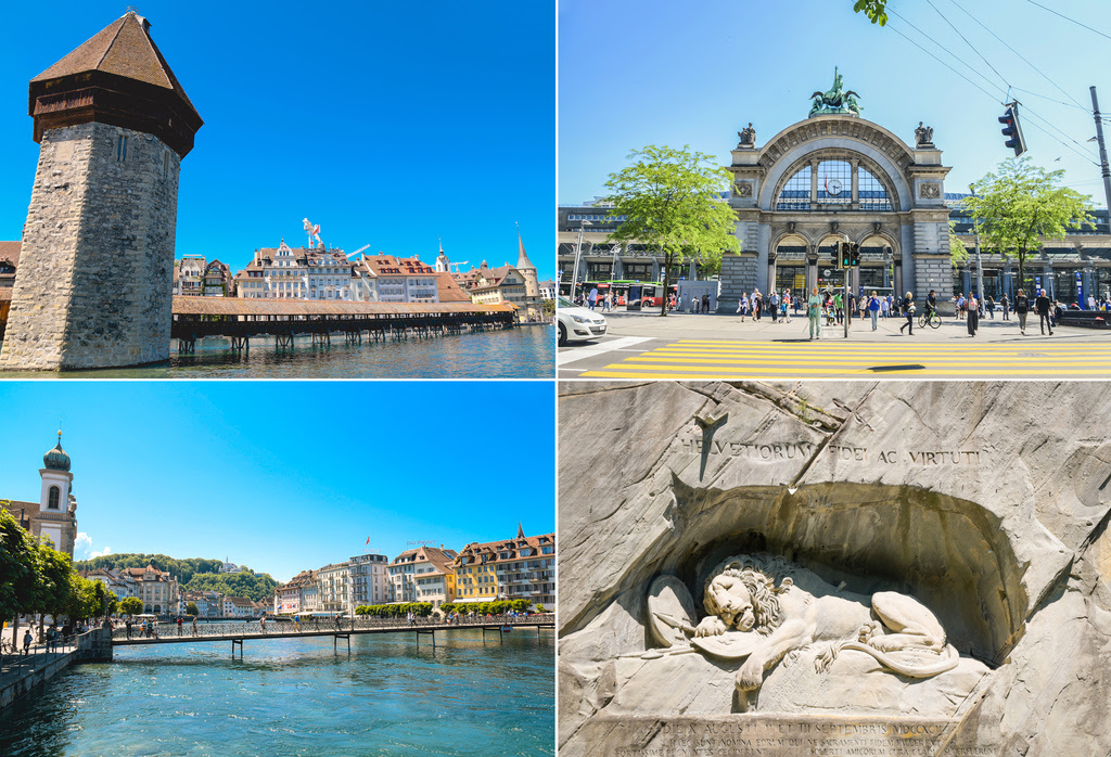 瑞士四大名峰火車鐵道環遊Day10(下) | 琉森，獅子紀念碑、卡貝爾橋 | 華友旅行社瑞士
