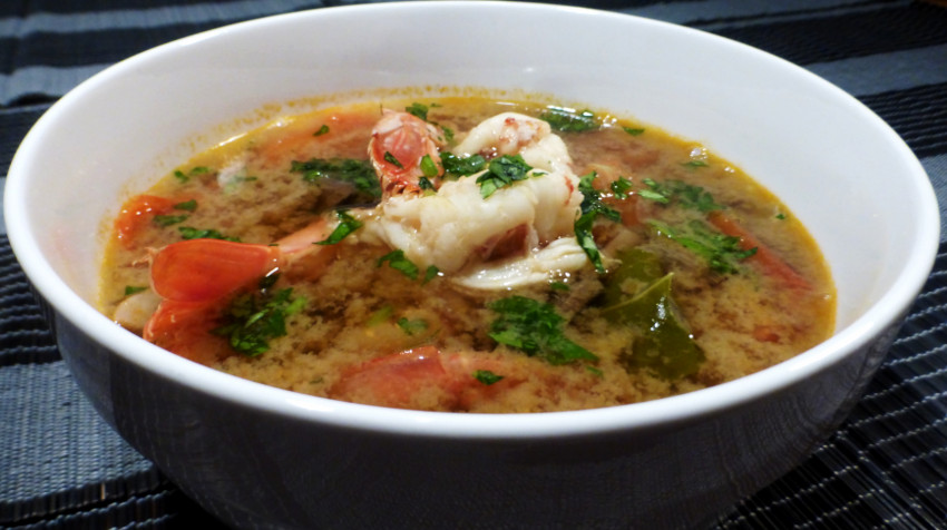 Receta Tom Yum Coong - o Tom Yam Kung - O Sopa tailandesa de jengibre y gambas 2