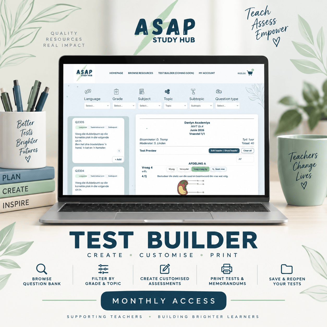 Test Builder - Monthly Access