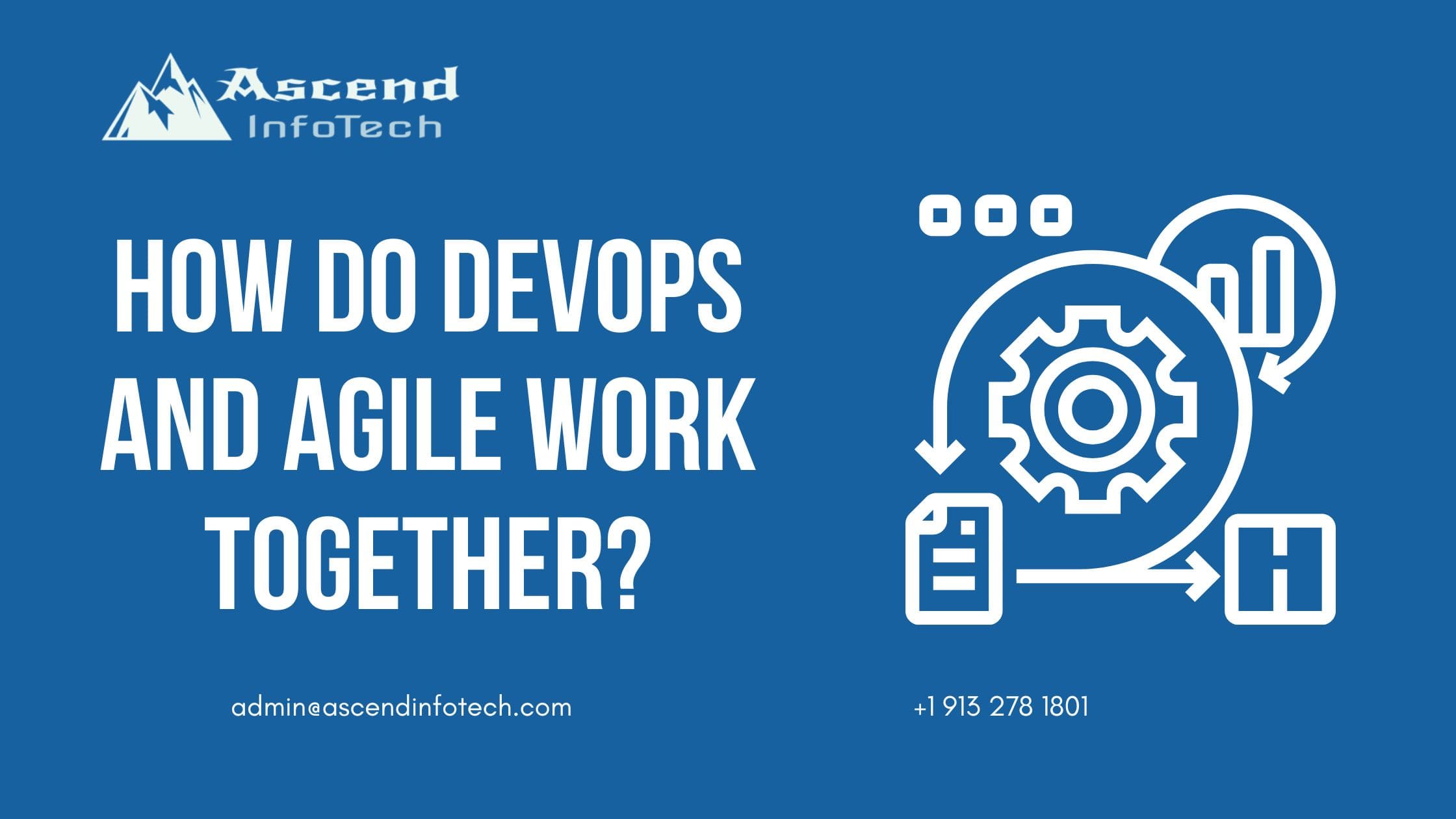 This image is about how devops and agile work together