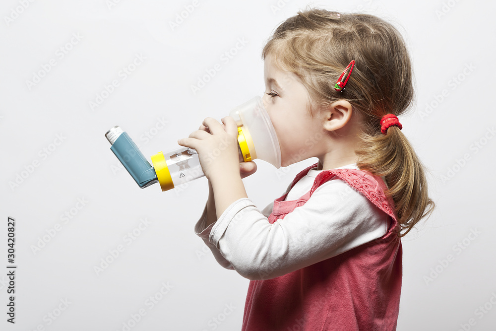 spacer with inhaler