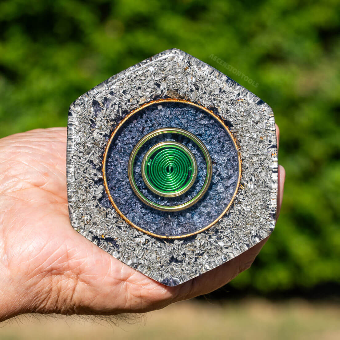 Inner Quartz - Large Pyramid Orgone Generator v2 bottom