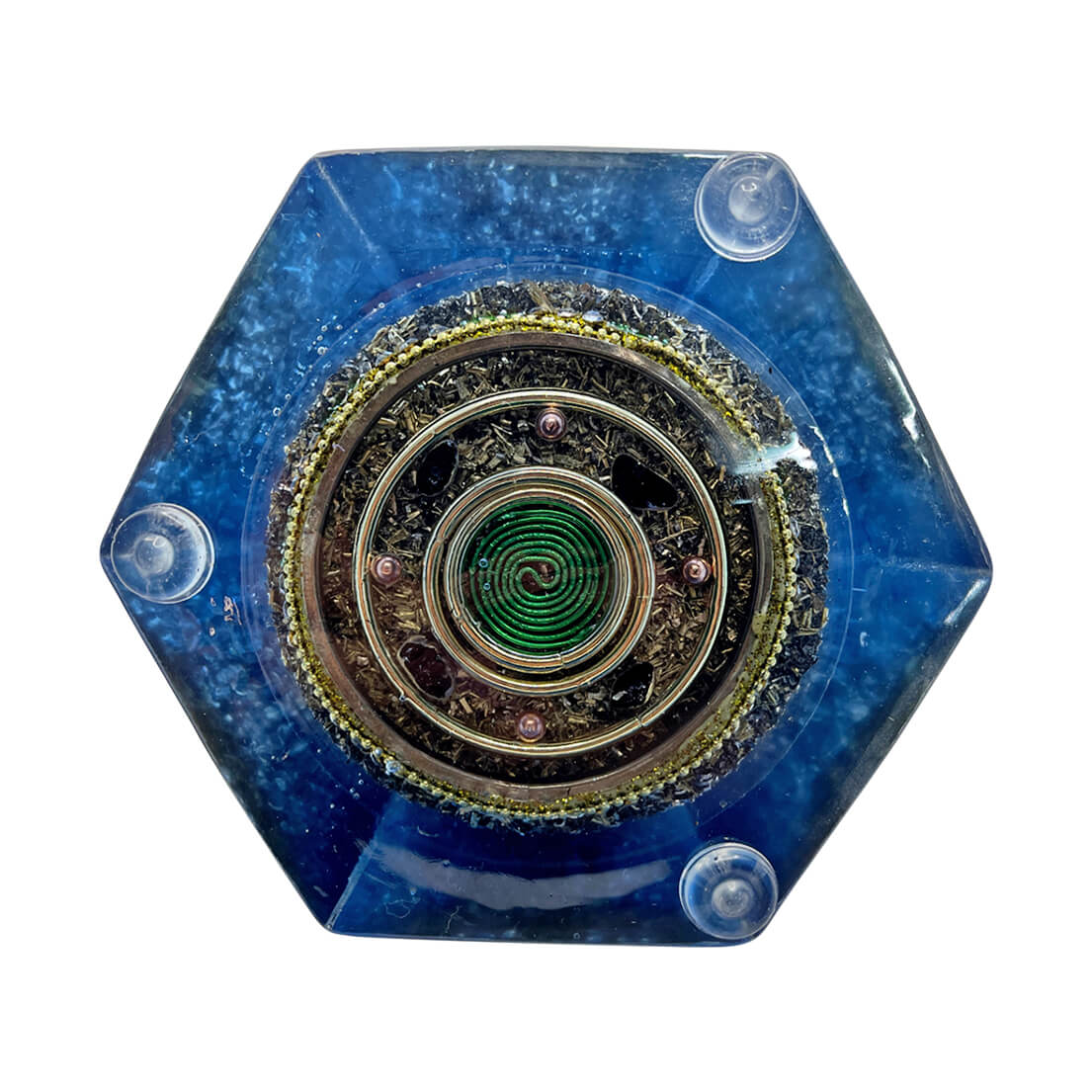 Deep Blue - Medium Pyramid Orgone Generator