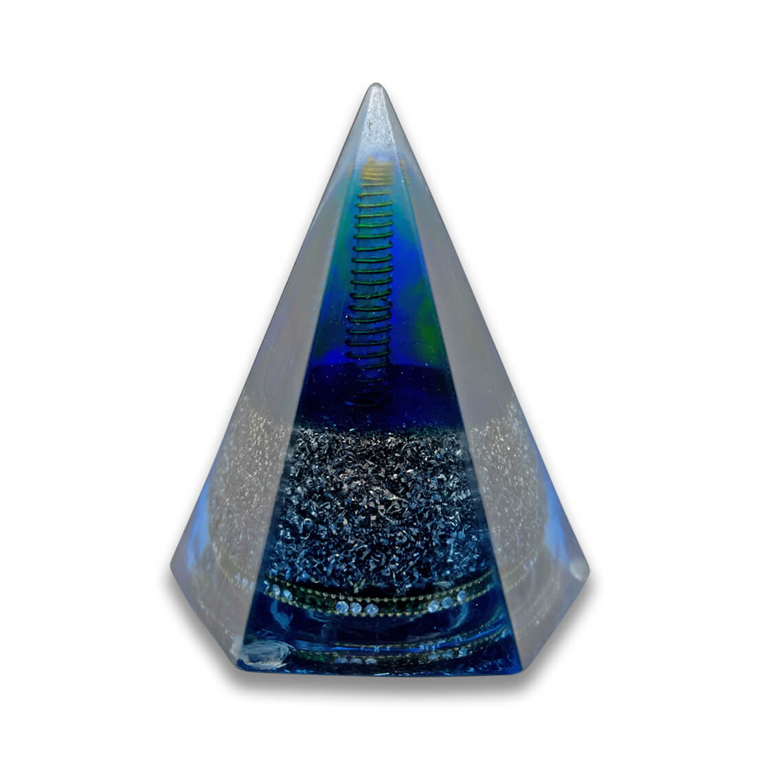 Deep Blue - Medium Pyramid Orgone Generator