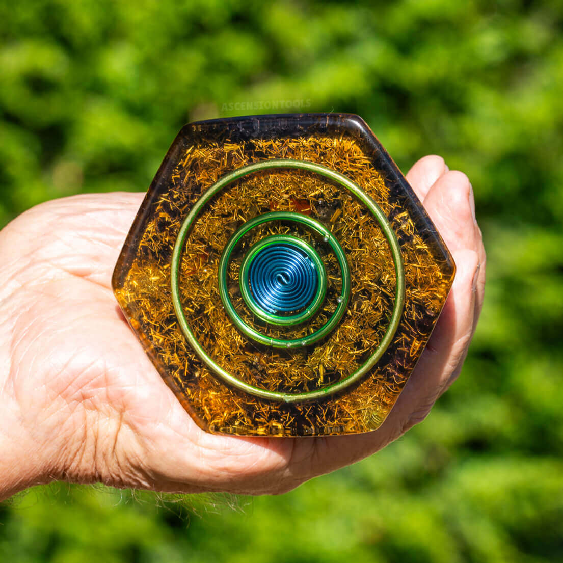 Inner Red - Medium Pyramid Orgone Generator v2 bottom