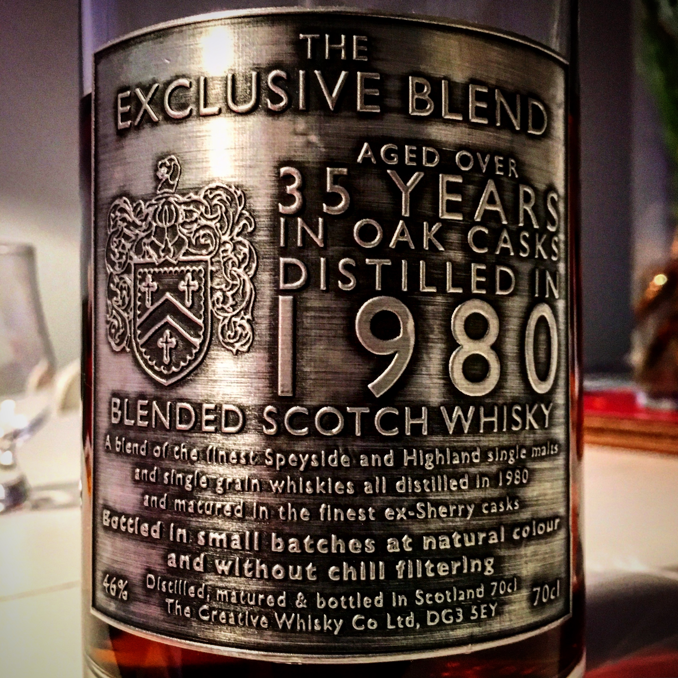 The Whisky Trail 1980 38年 Rare Old Blend