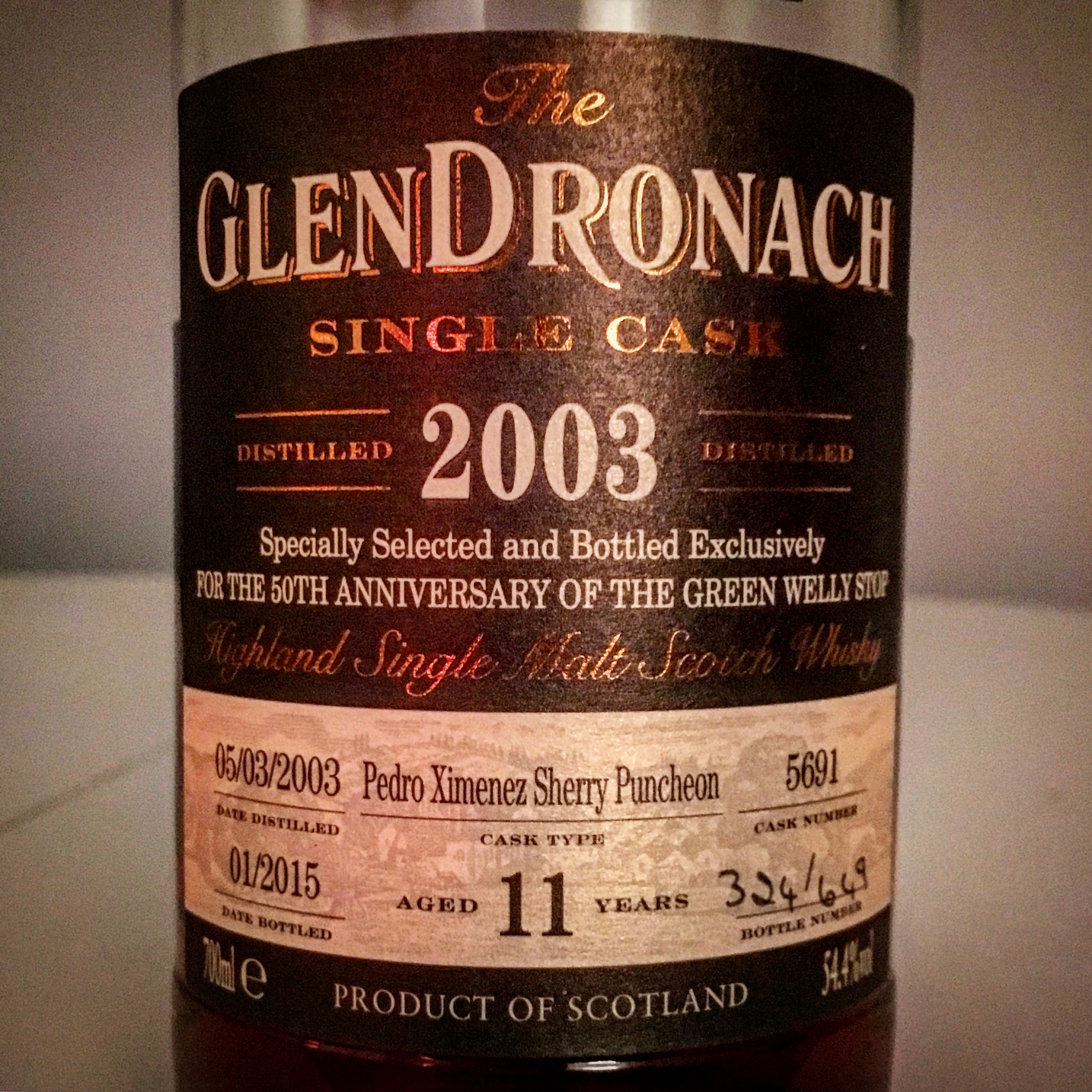 The GLENDRONACH 2003 Single Cask 10年 The GLENDRONACH 2003 Single