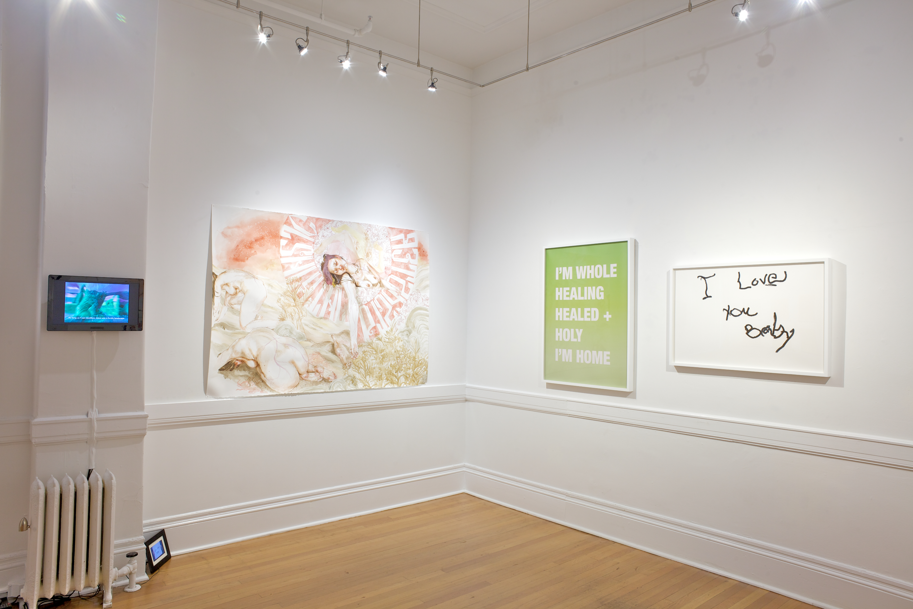 Things Fall Apart at Visual Aid Gallery (2013), curated by Rhiannon Evans MacFadyen