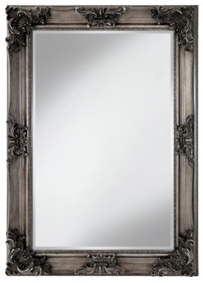 French Style Ornate Mirror - Silver | Mirrors & Wall Art 