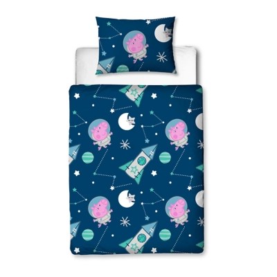 Browse from the wide variety of toddler bedding sets for your little one at ababy. george pig space toddler duvet set