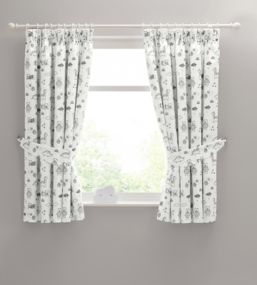 Bw1042 Black And White Curtains By Clarke Clarke Curtains Made For Free