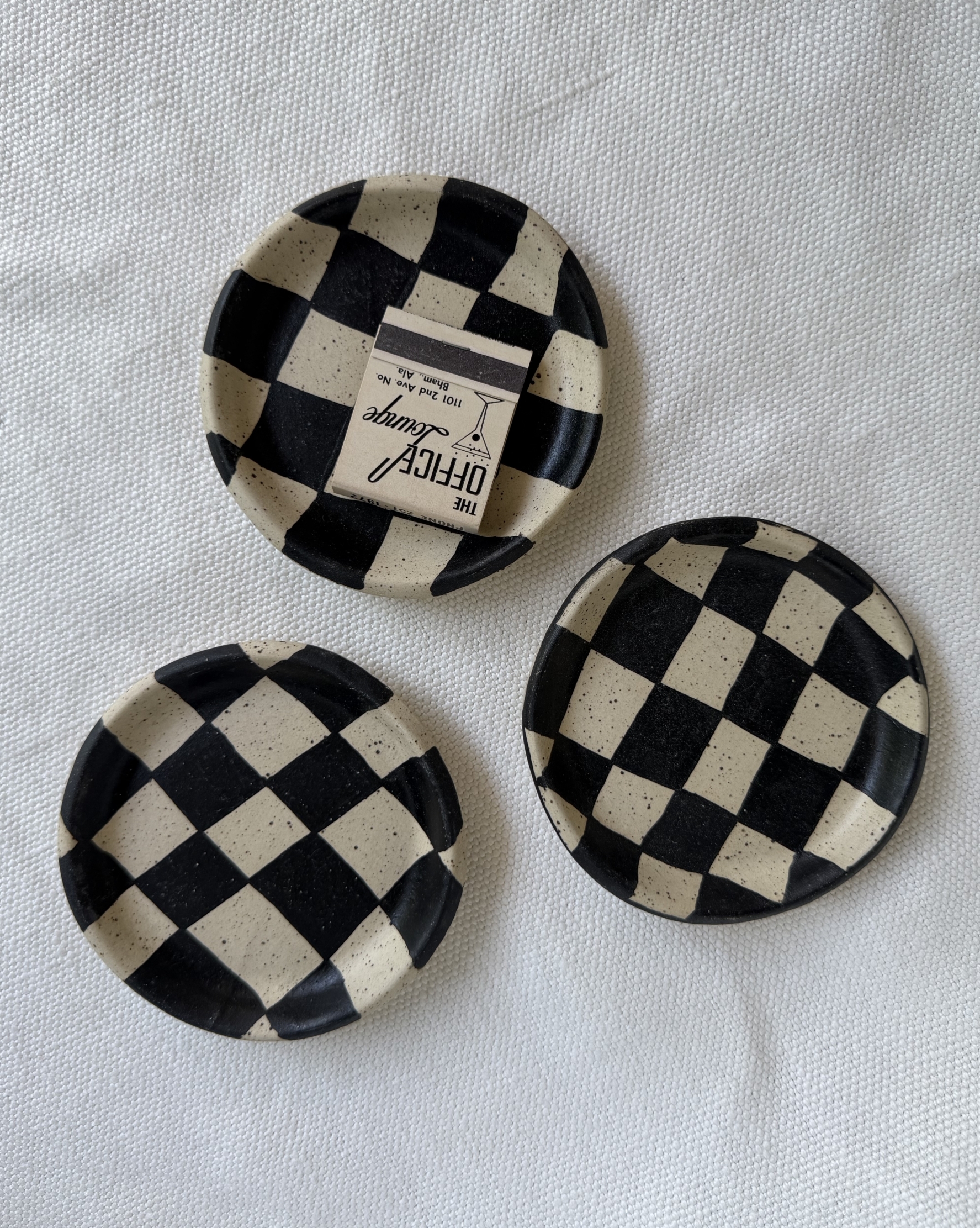Small Checkered Dish
