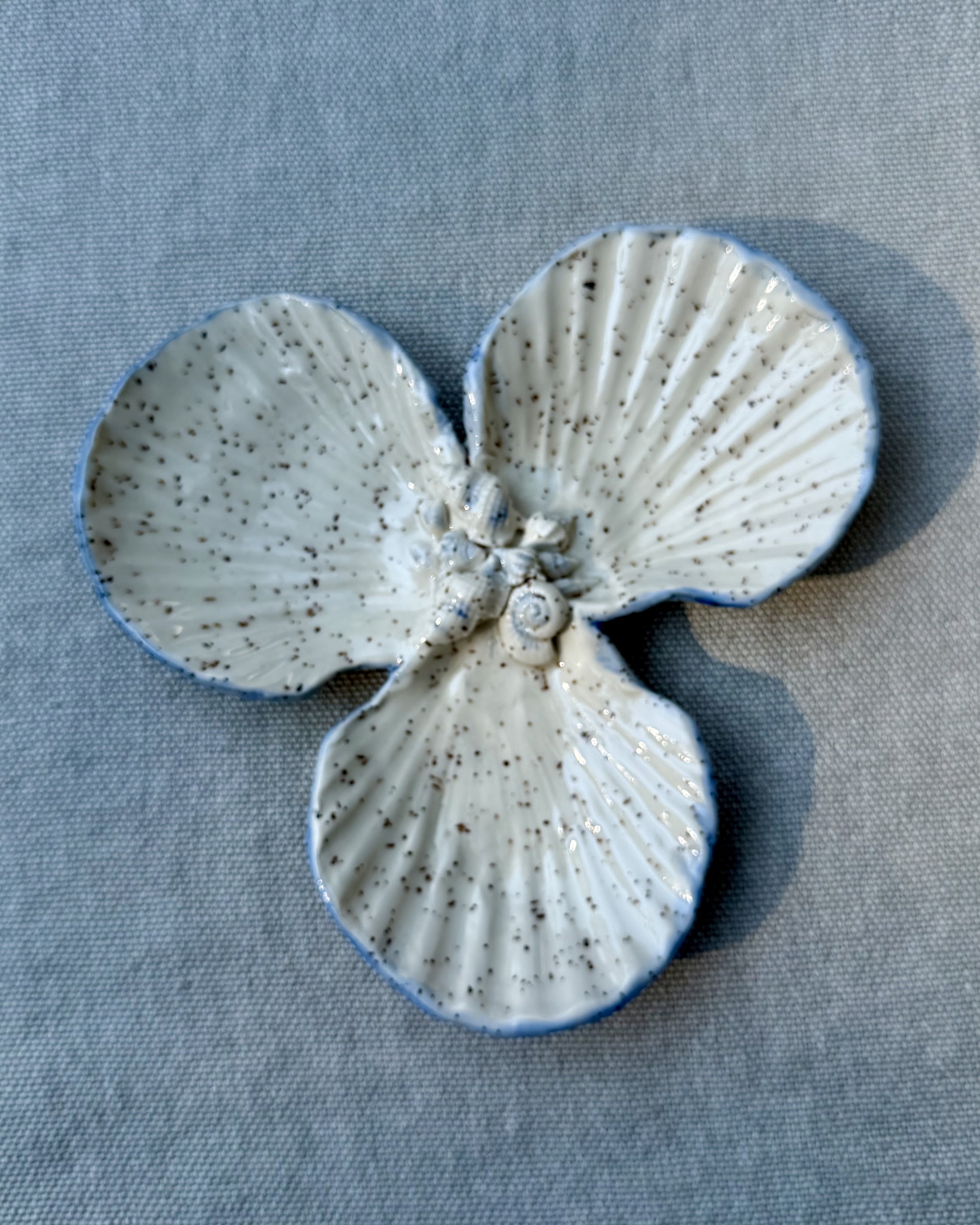 Ceramic 3 Sea Shell Tray 2