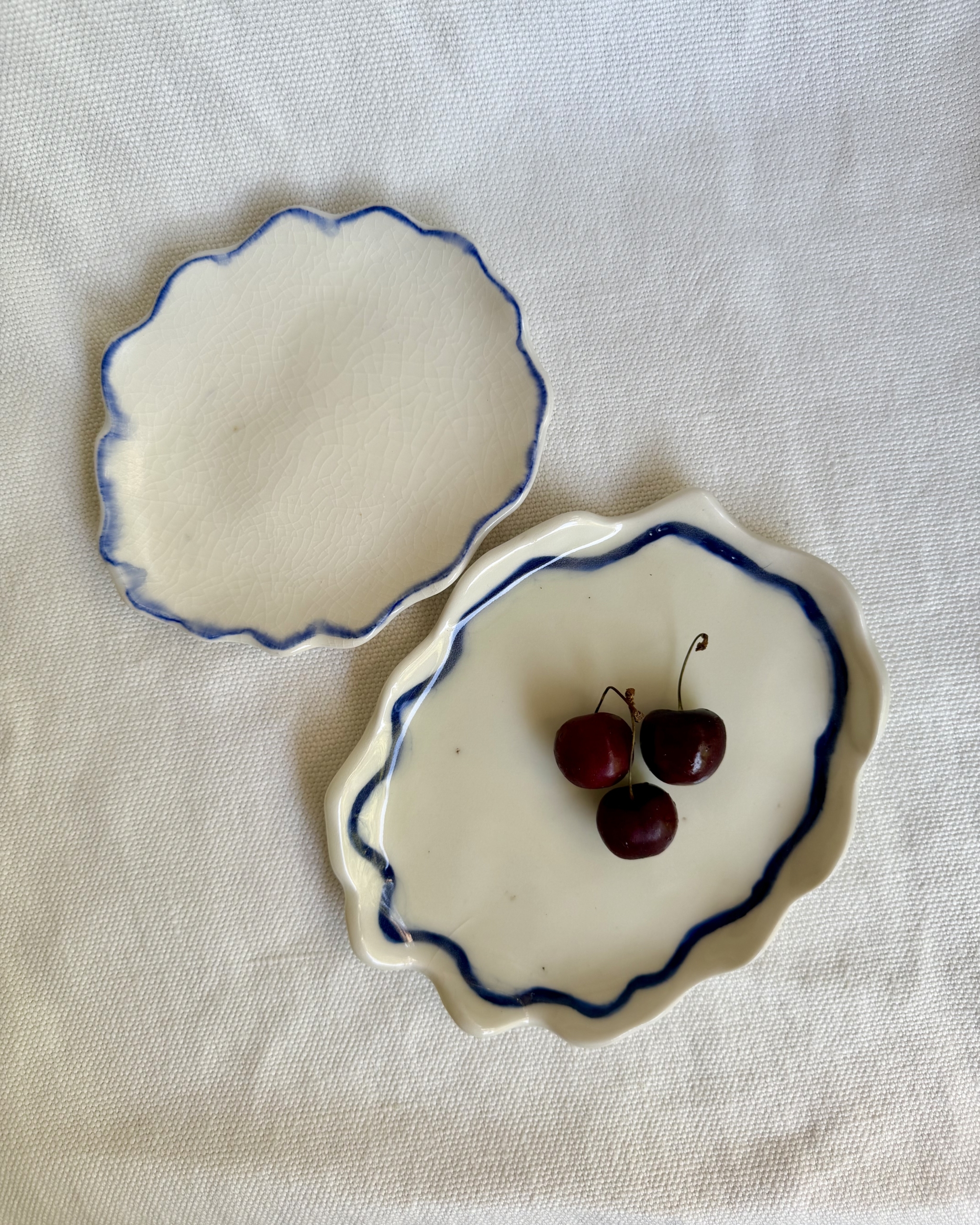 One of a kind dish Blue and White