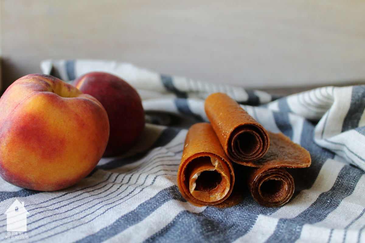 Peach Fruit Leather
