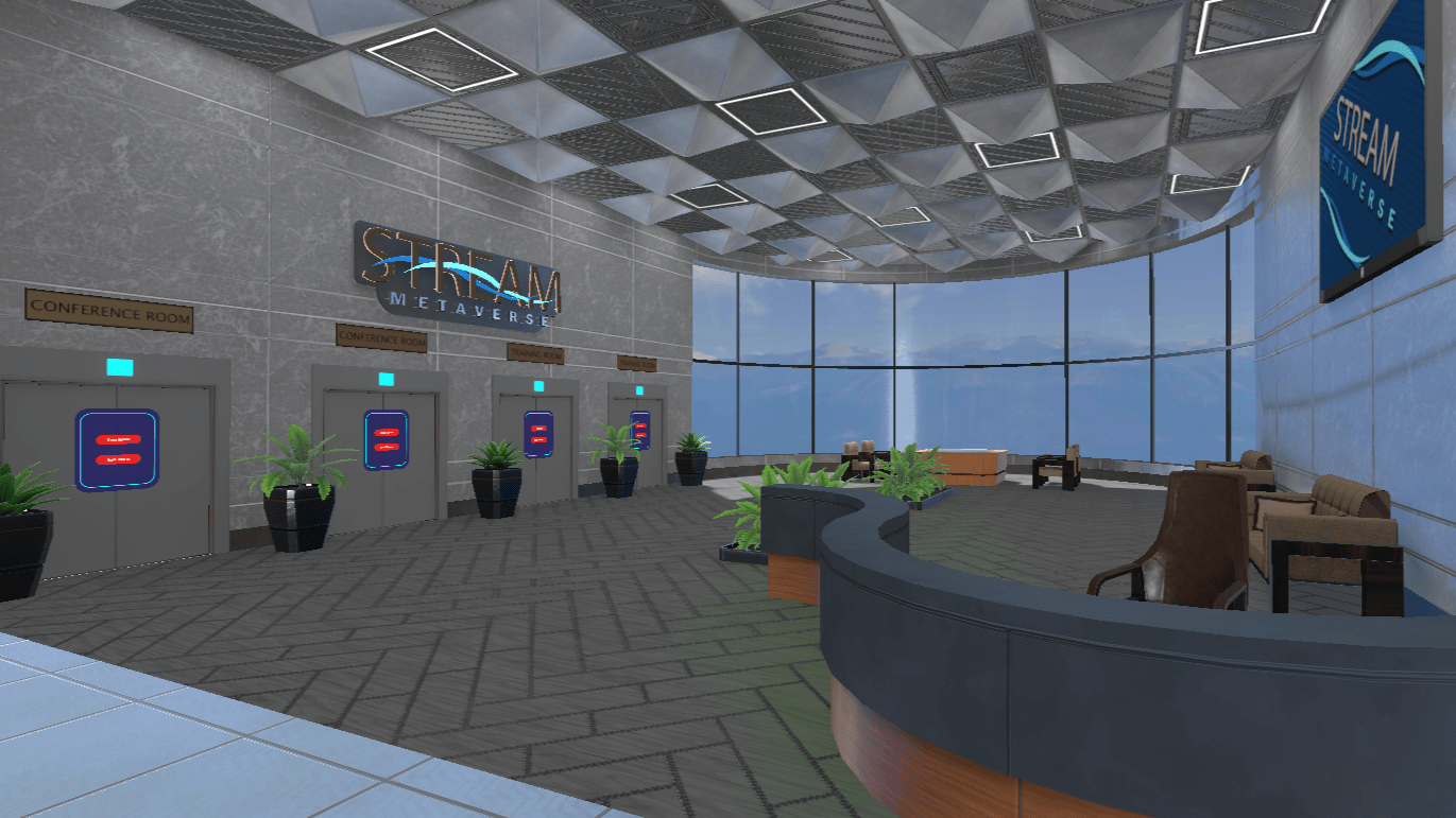 Image of Stream Metaverse Office Entrance