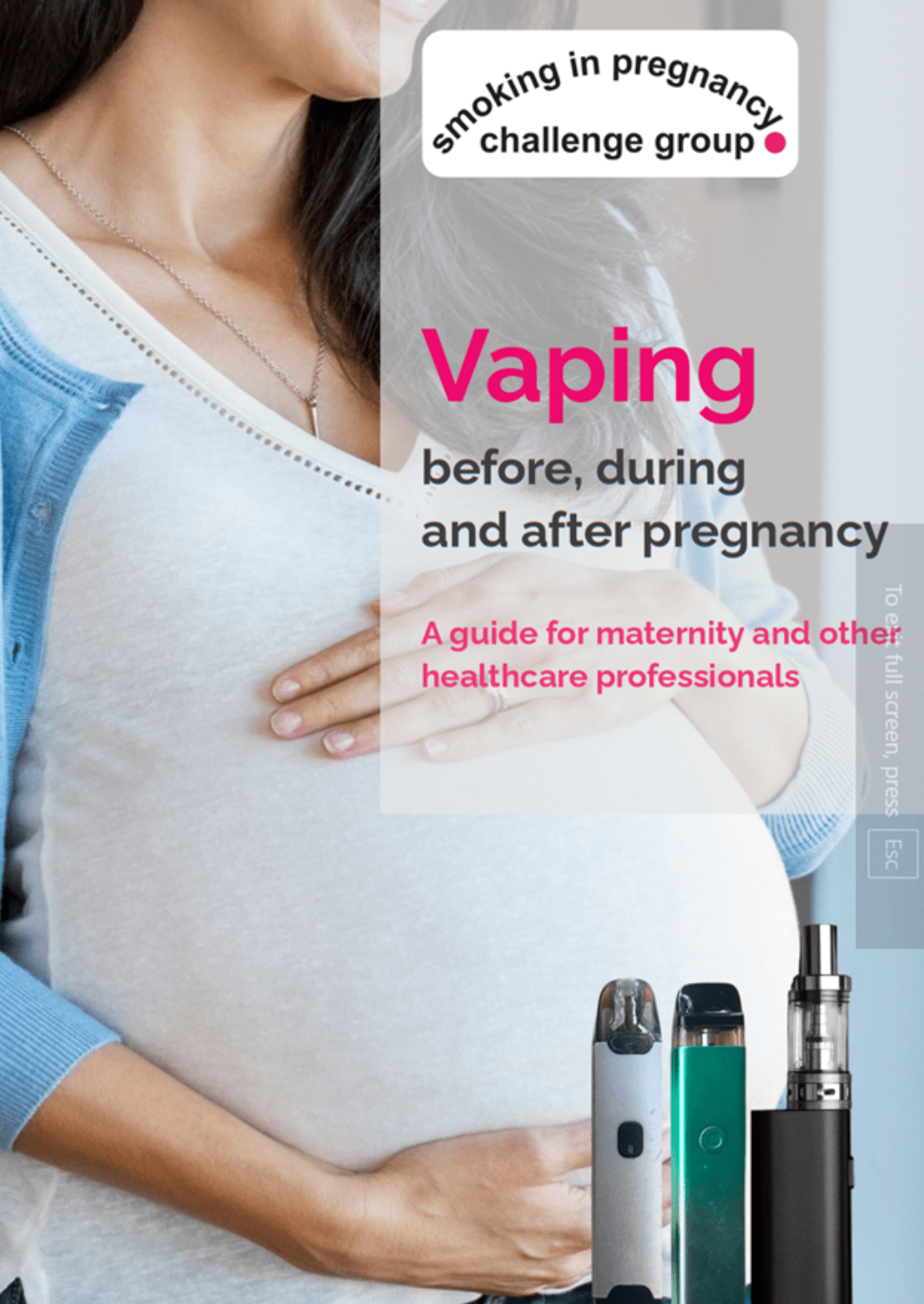 Vaping Before During And After Pregnancy Leaflets And Infographics Ash