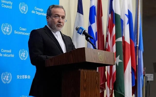 Iranian Foreign Minister Abbas Araghchi discusses Tehran's ceasefire proposal.