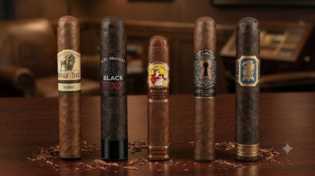 Bourbon Night Bundle (5 Cigars)