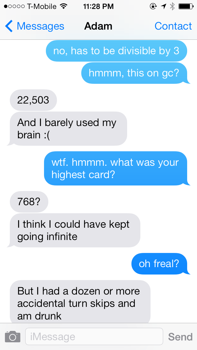 With each question, your partner can get closer or further from the target. Threes A Tiny Puzzle That Grows On You