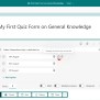 Create A Quiz Microsoft Form